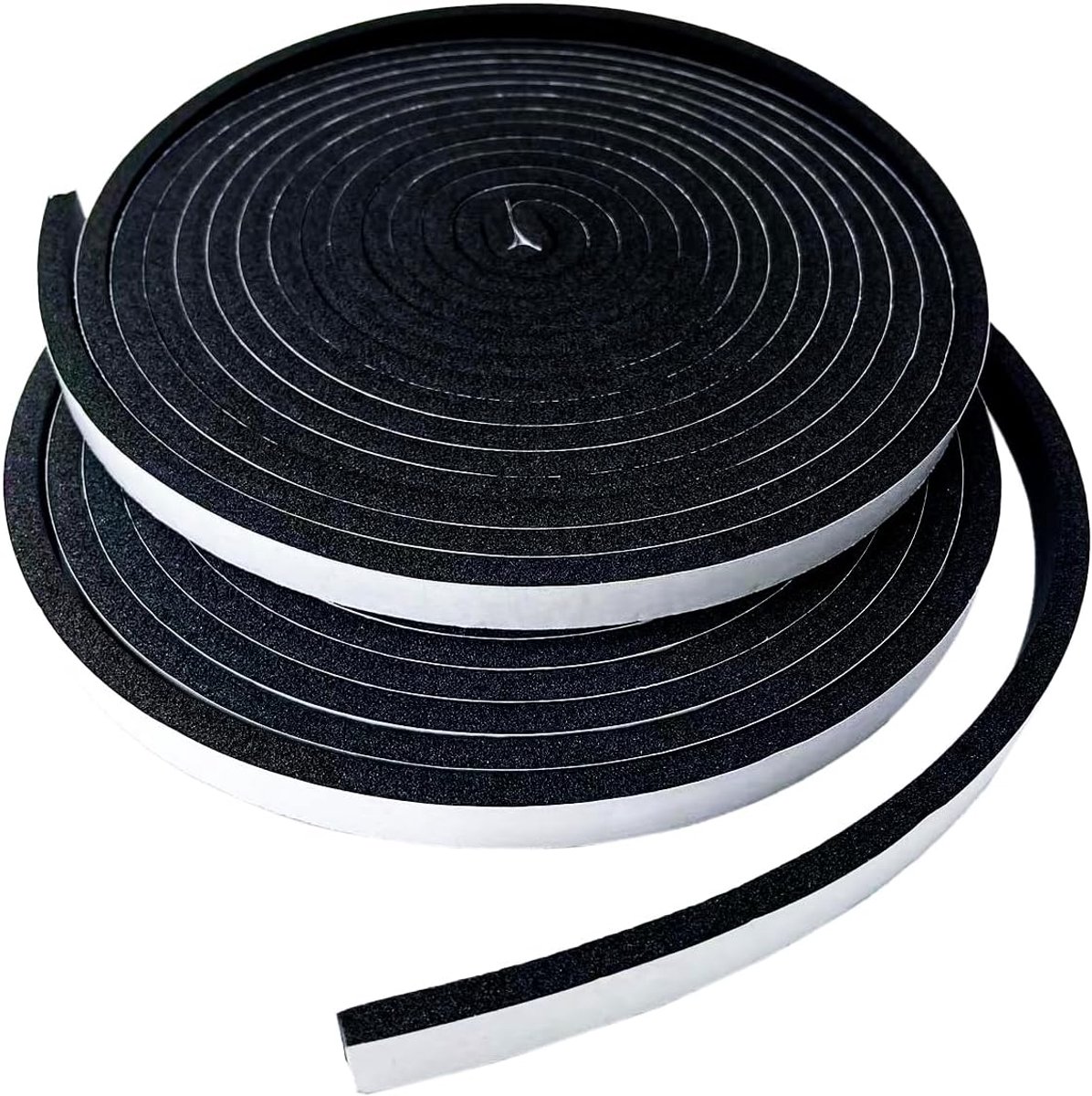 Thijox - Schuimstofband zelfklevend 12mm x 6mm x 10m - Anti-trilling, Geluidsisolatie, Schokbestendig, Meubelbescherming, Waterdicht Neopreen Rubber