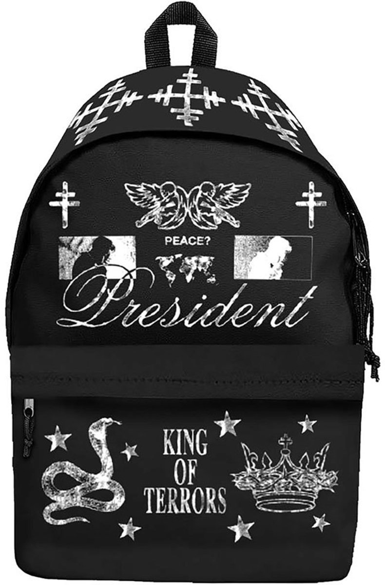 Rocksax President - King of Terrors Rugtas - Zwart/Wit
