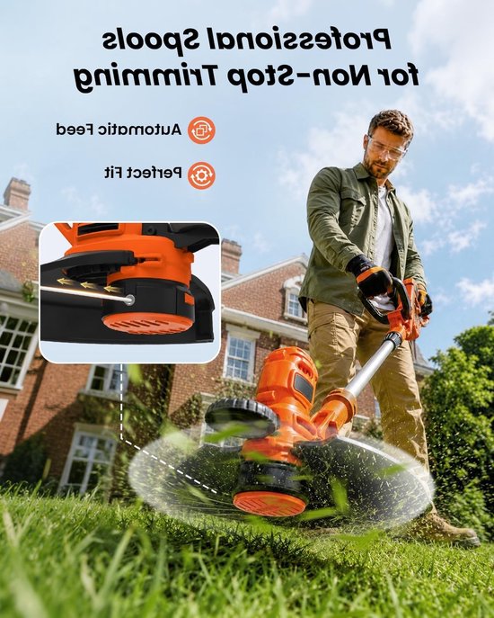 8 Stuks Nylon Spoelen voor Grastrimmer - 9 m 1/4 Inch Geschikt voor Tuinonderhoud en Gras Trimmen — afbeelding 2
