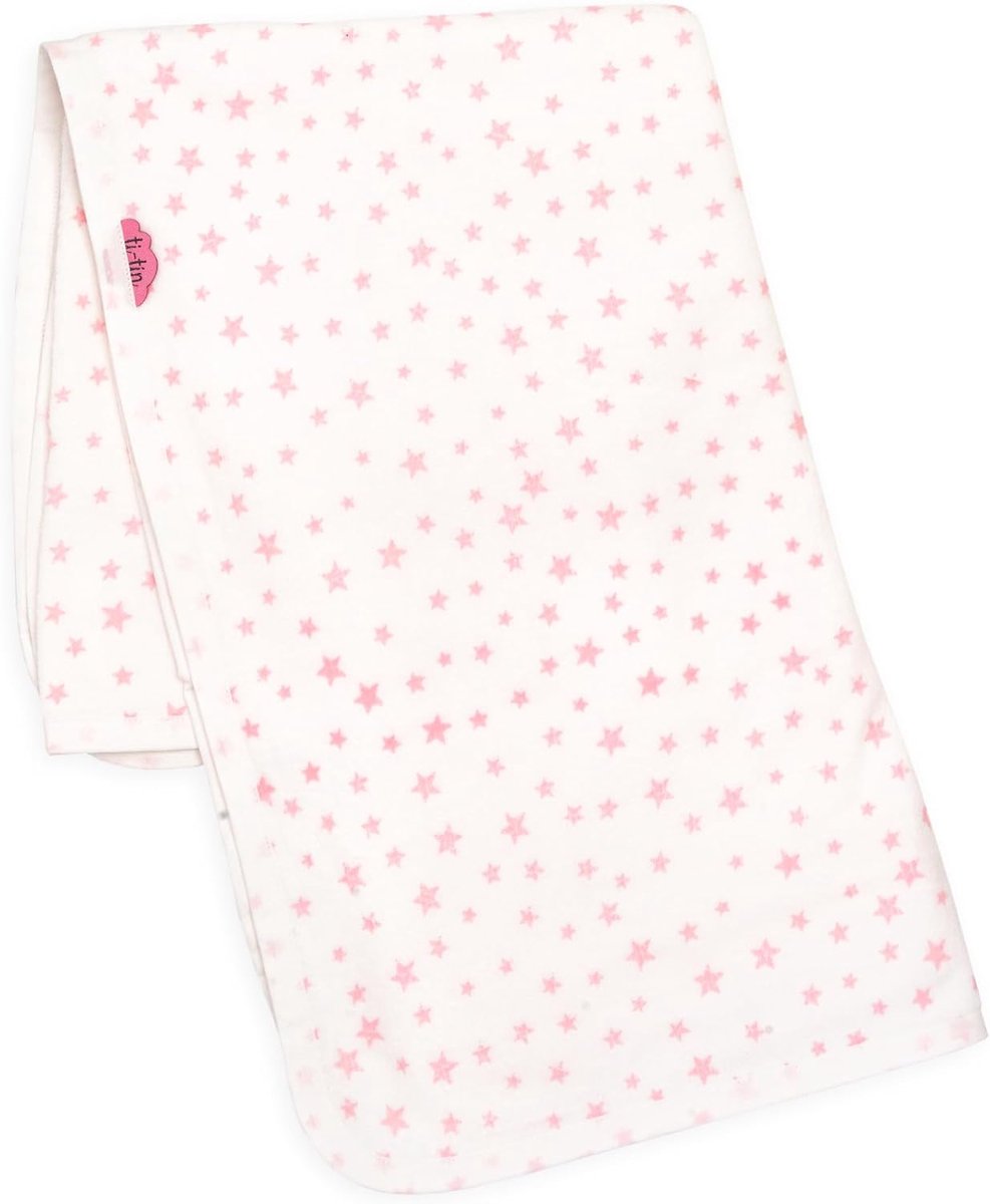 SnelShoppen - Ti TIN Baby Layer voor Baby's - Roze Fleece Dekentje - Warm en Zacht - Voor Wiegen, Buggy's en Autostoelen - 100% Polyester - Machinewas