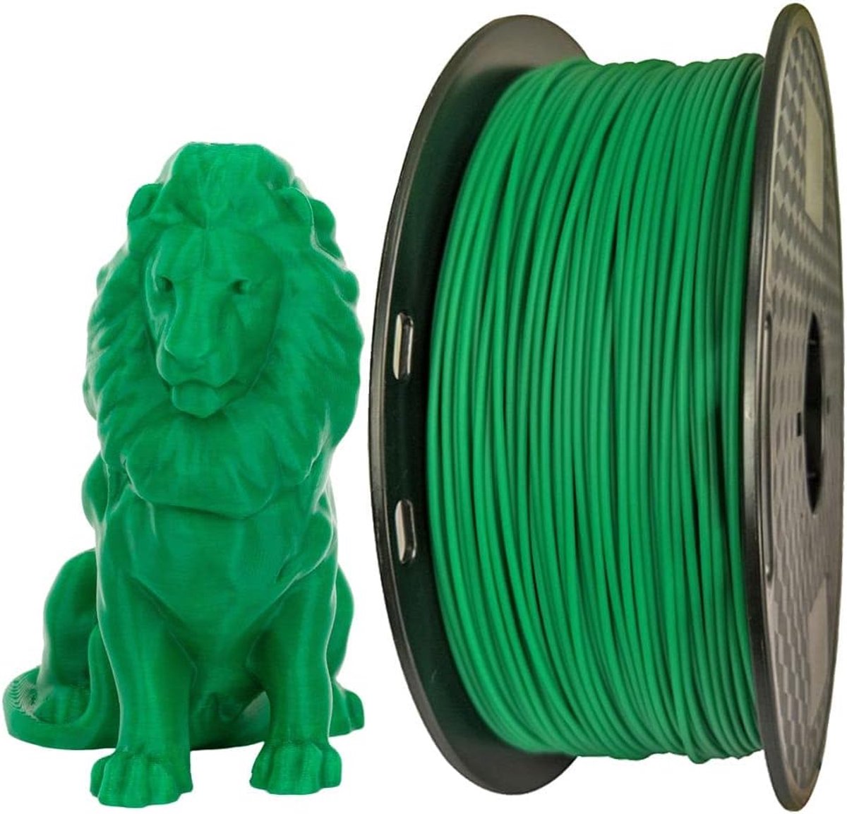 SnelShoppen - CC3D PLA MAX Grass Green 1.75mm 3D Printer Filament 1KG - Sterk en Duurzaam PLA Filament - Ideaal voor 3D Printen van Creatieve Projecte