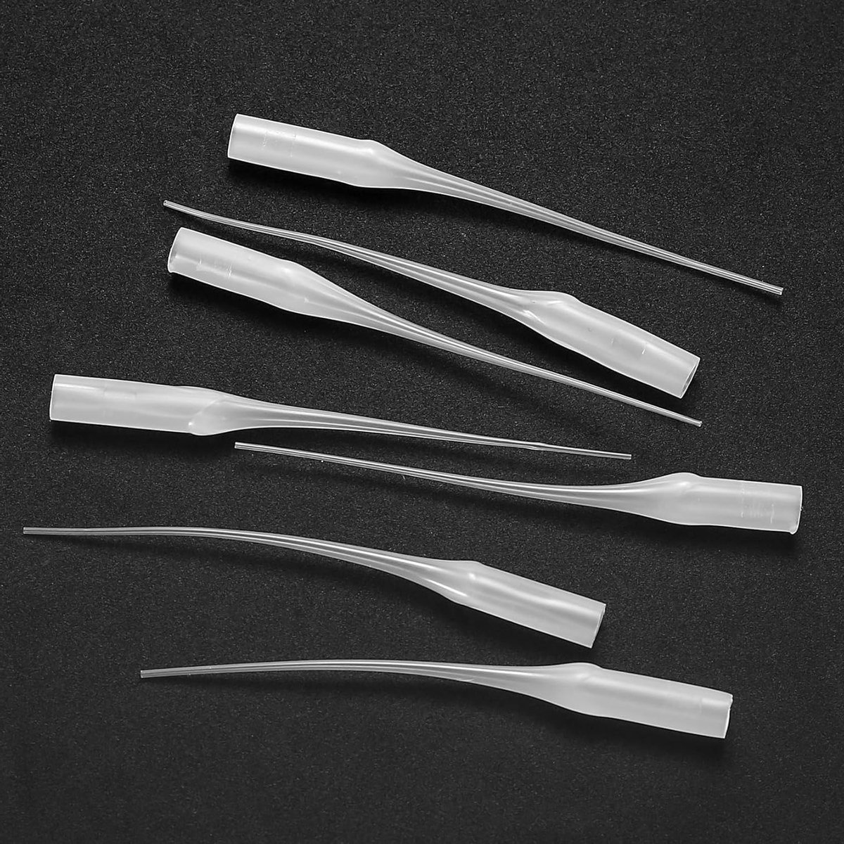 Lijm Microtippen - Applicator Flesjes - Precisie Lijmen - Zachte Kunststof - 700 Stuks - Transparant