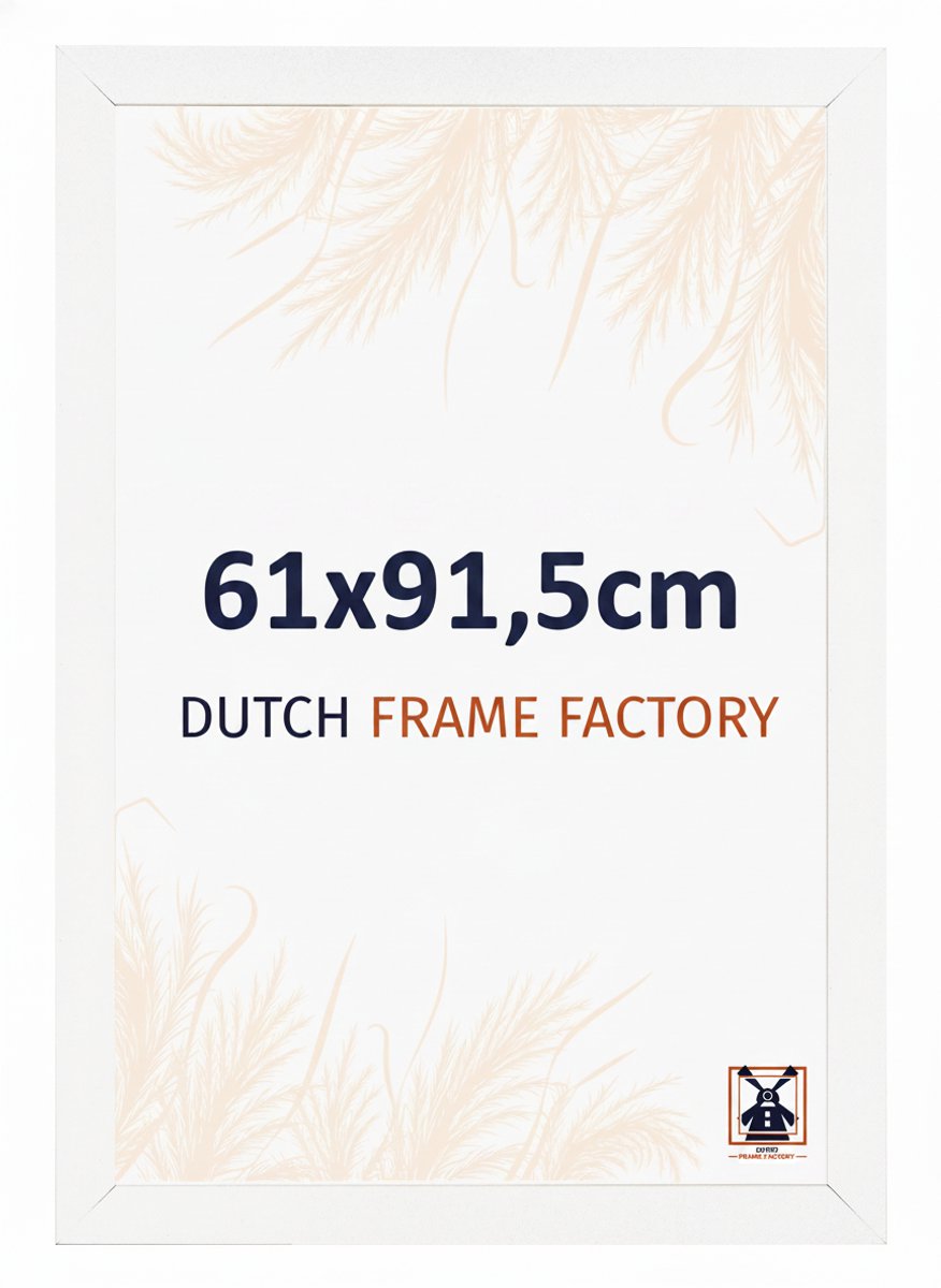 Fotolijst 61x91,5 cm - MDF - Wit Mat - Benno