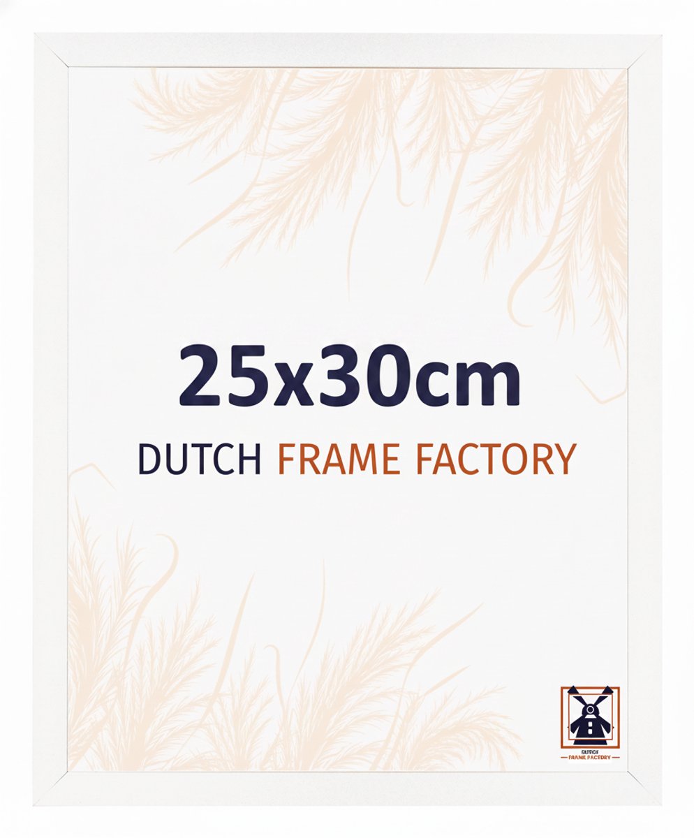 Fotolijst 25x30 cm - MDF - Wit Mat - Benno
