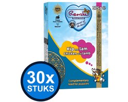 30x Renske - Vers kip met lam (puppy) - tetra 375gr - Hondenvoer Natvoer - 375 g