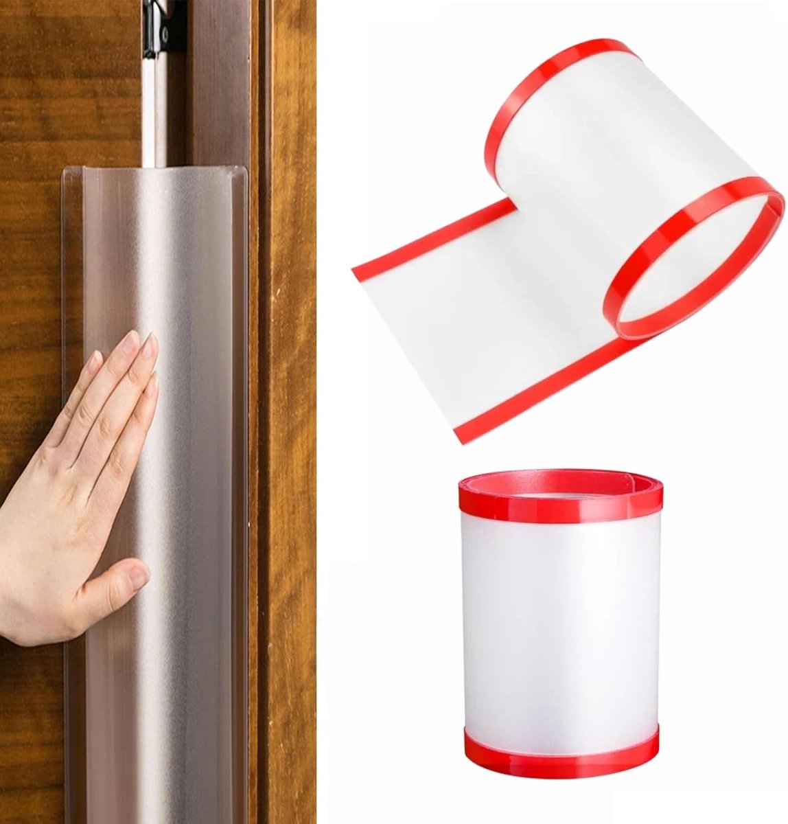 SnelShoppen - 2 Stuks Deur Guard Kinderen, Deur Vinger Guards, Deurscharnierbeschermers 17x120CM voor Kleuterschool, Klaslokaal, Slaapkamer Veiligheid