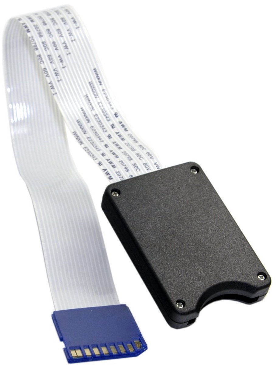 SnelShoppen - SD SDHC Geheugenkaart Kit Male naar SD Female Verlengkabel Soft Flat FPC 25cm - Ideaal voor Mobiele Telefoons en Tablets