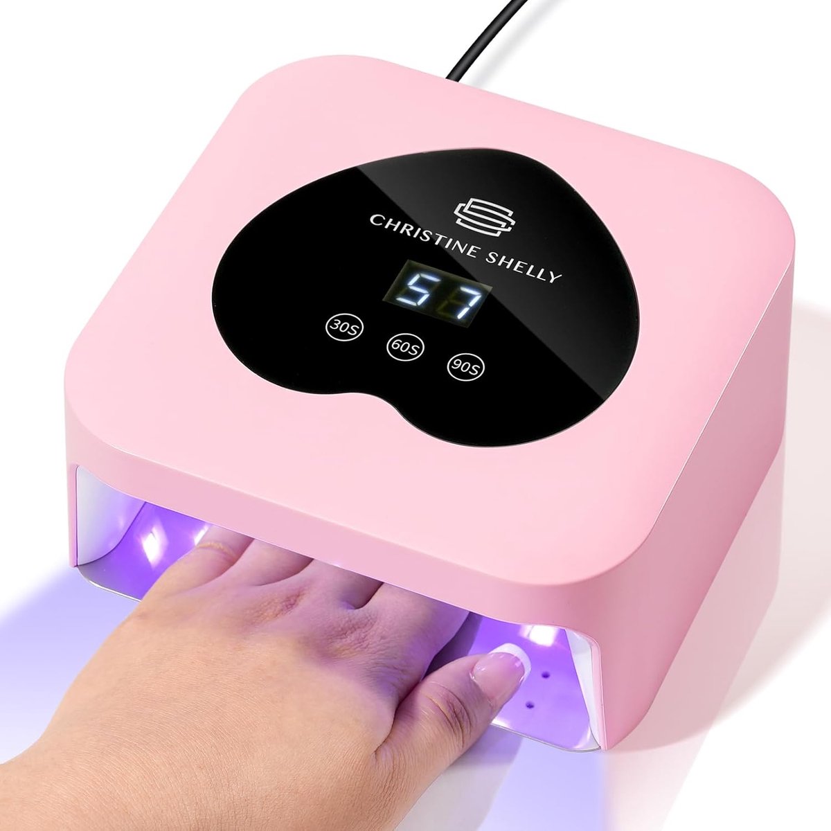 SnelShoppen - UV Nagellamp 48W, Snelle Nageldroger voor Gel Nagellak met Sensor en 3 Timerinstellingen - Zwart Cadeau voor Vrouwen en Meisjes