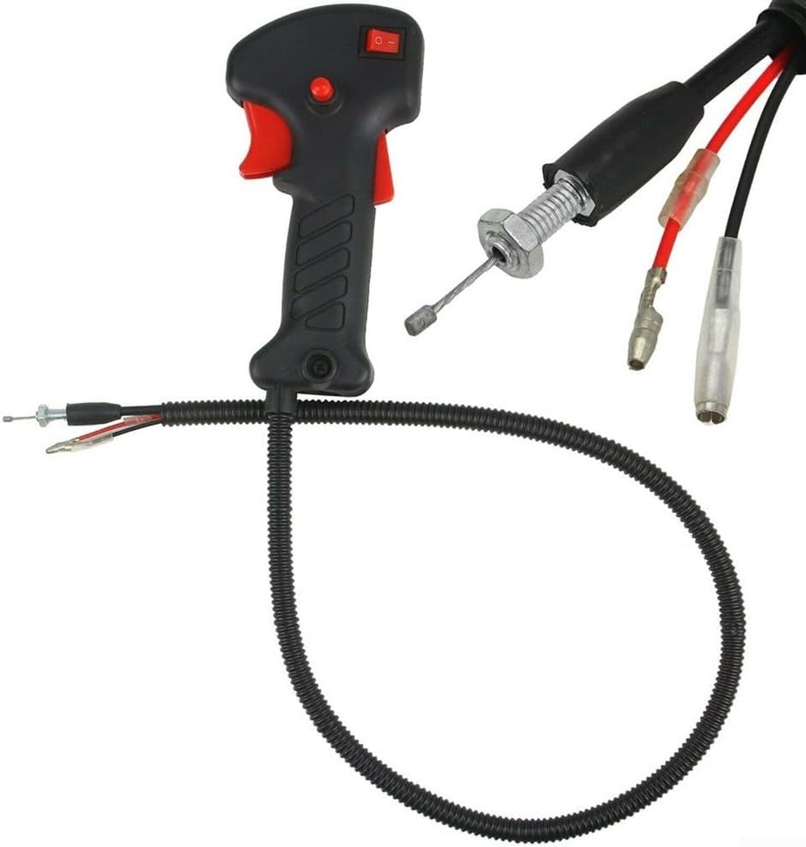 SnelShoppen - Trimmer Handle Switch voor Gemakkelijk Gebruik - Accelerator Trigger Kabel voor Tuinonderhoud, Compatibel met Diverse Brush Cutters en T