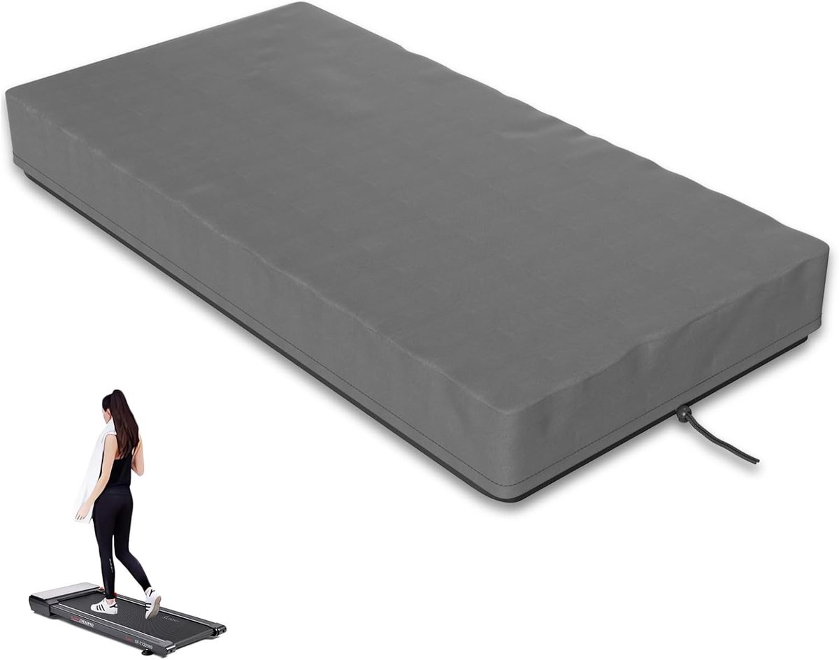 SnelShoppen - Treadmill Cover 420D Oxford - Waterproof en Dust Protection - Voor Foldable Treadmills - 140 x 71 x 15 cm - Grijs - Ideaal voor Thuisgeb