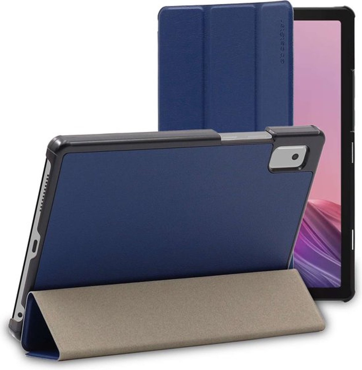 ebestStar - Hoes geschikt voor Lenovo Tab M9, Slanke Design PU Lederen Etui, Automatische Slaap/Wake, SmartCase hoesje, Donkerblauw
