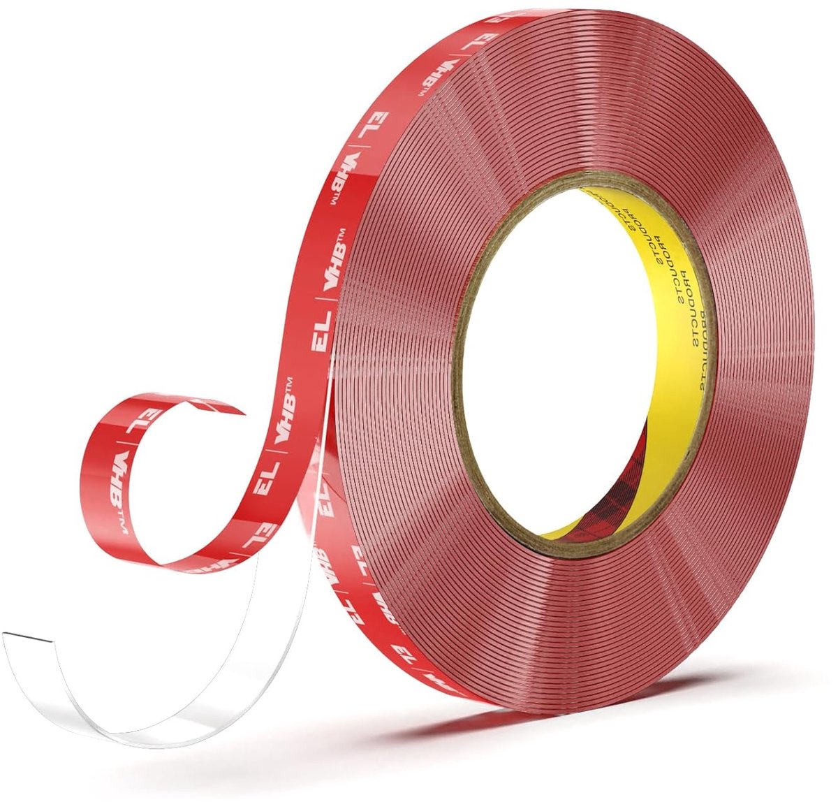 SnelShoppen - Transparante Dubbelzijdige Lijmtape VHB, 9.6m x 1cm, Zeer Sterk, Warmtebestendig (tot 90°C), Verwijderbaar zonder Residu voor Glas, Tege