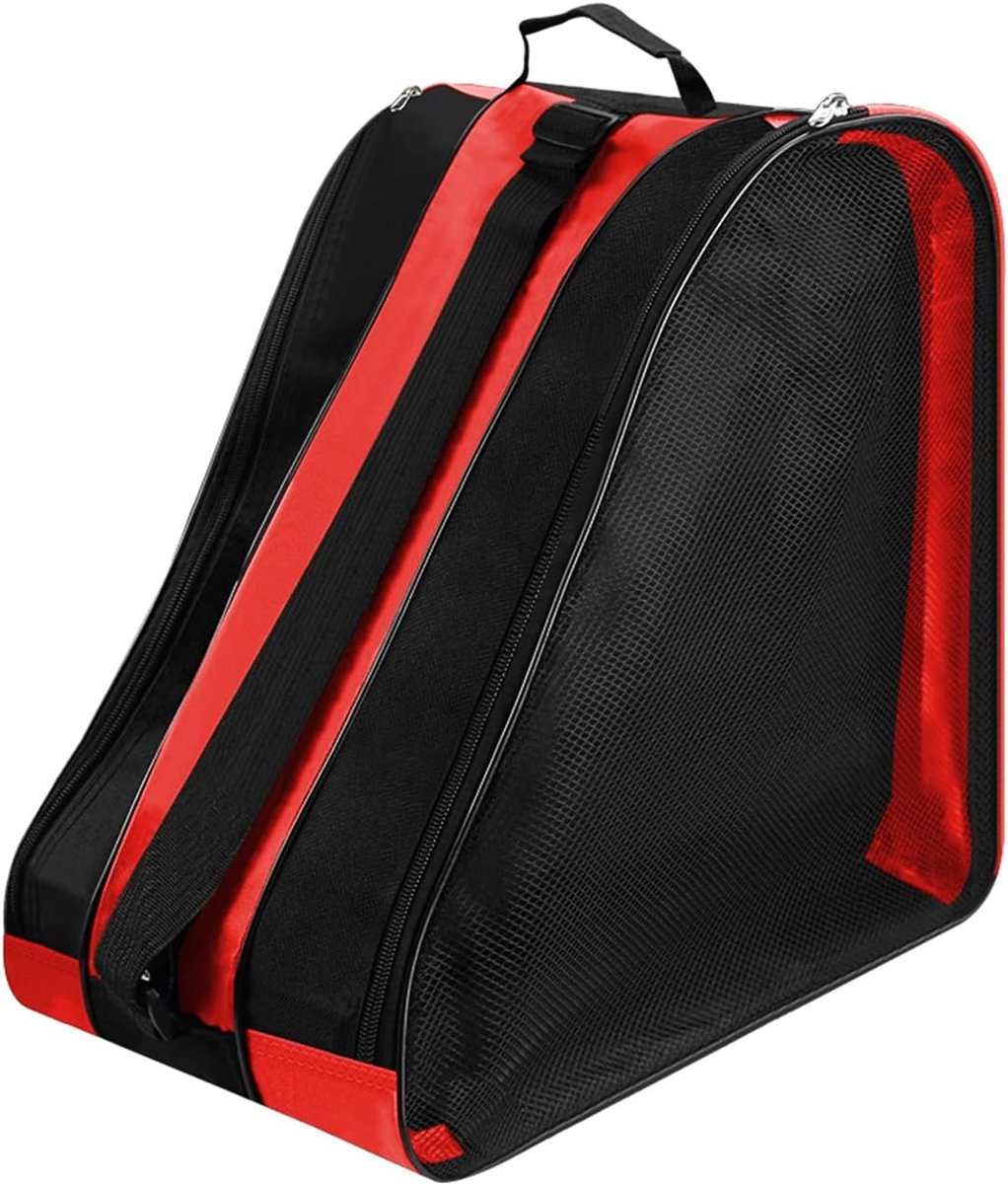 SnelShoppen - Ice Bag Volwassenen Tas Rollerskate Tas Kinderen IJshockey Schaatsen voor Mannen Vrouwen - Duurzaam Oxford Materiaal, 38x28x40 cm, Drie