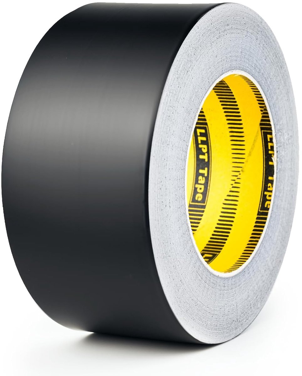 SnelShoppen - Aluminium Hechtband - Zwart - 5cm x 20m - Warmtebestendige Tape - HVAC Sealing Tape voor Luchtkanalen - Reparatie van Metalen Buizen - T