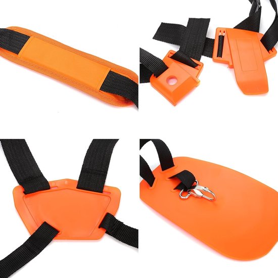 Grastrimmer Harnas met Dubbele Schouderriem - Geschikt voor Nylon Draagriem voor Stihl Trimmer en Bosmaaier van Merkloos	 — afbeelding 5