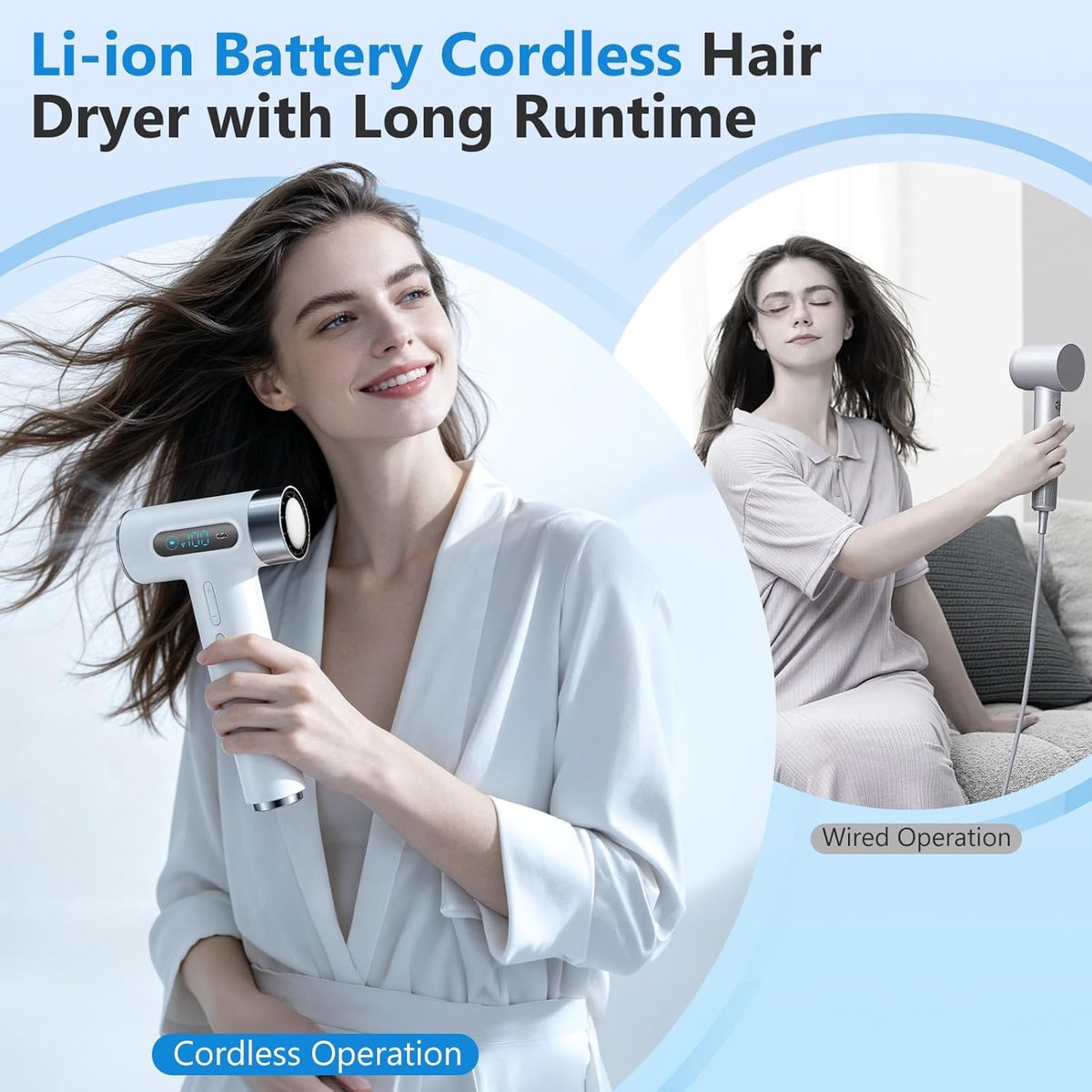 Thijox - Professionele Draadloze Reisföhn met 27000mAh Accu thumbnail 3