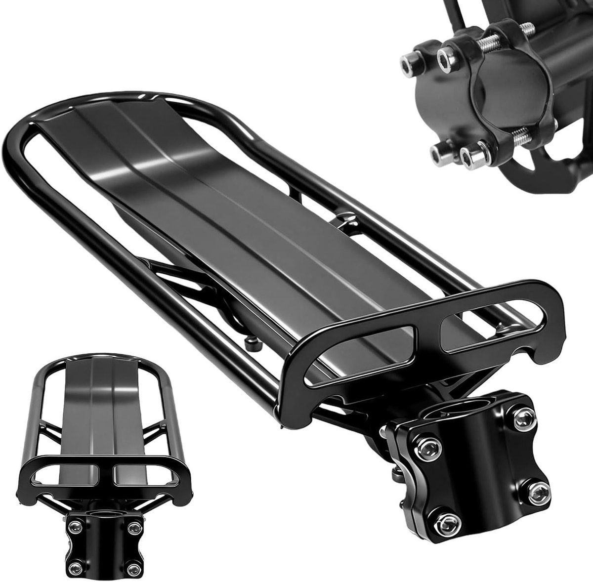 Universele fietsbagagedrager van aluminiumlegering voor mountainbike, racefiets en stadsfiets met een draagvermogen van 10 kg en eenvoudig te monteren