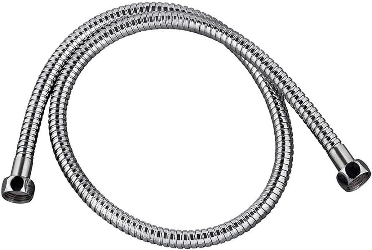 SnelShoppen - Flexibele Doucheslang 60 cm - Universele Douche Slang - Triple Mesh RVS - Corrosiebestendig - Inclusief Dichtingen - Eenvoudig te Monter