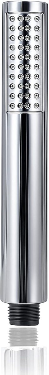 SnelShoppen - Waterbesparende Handdouche, 1 Jet Type, Chroom, Solide Messing, Universele Doucheset met Slang, Perfect voor Badkamer