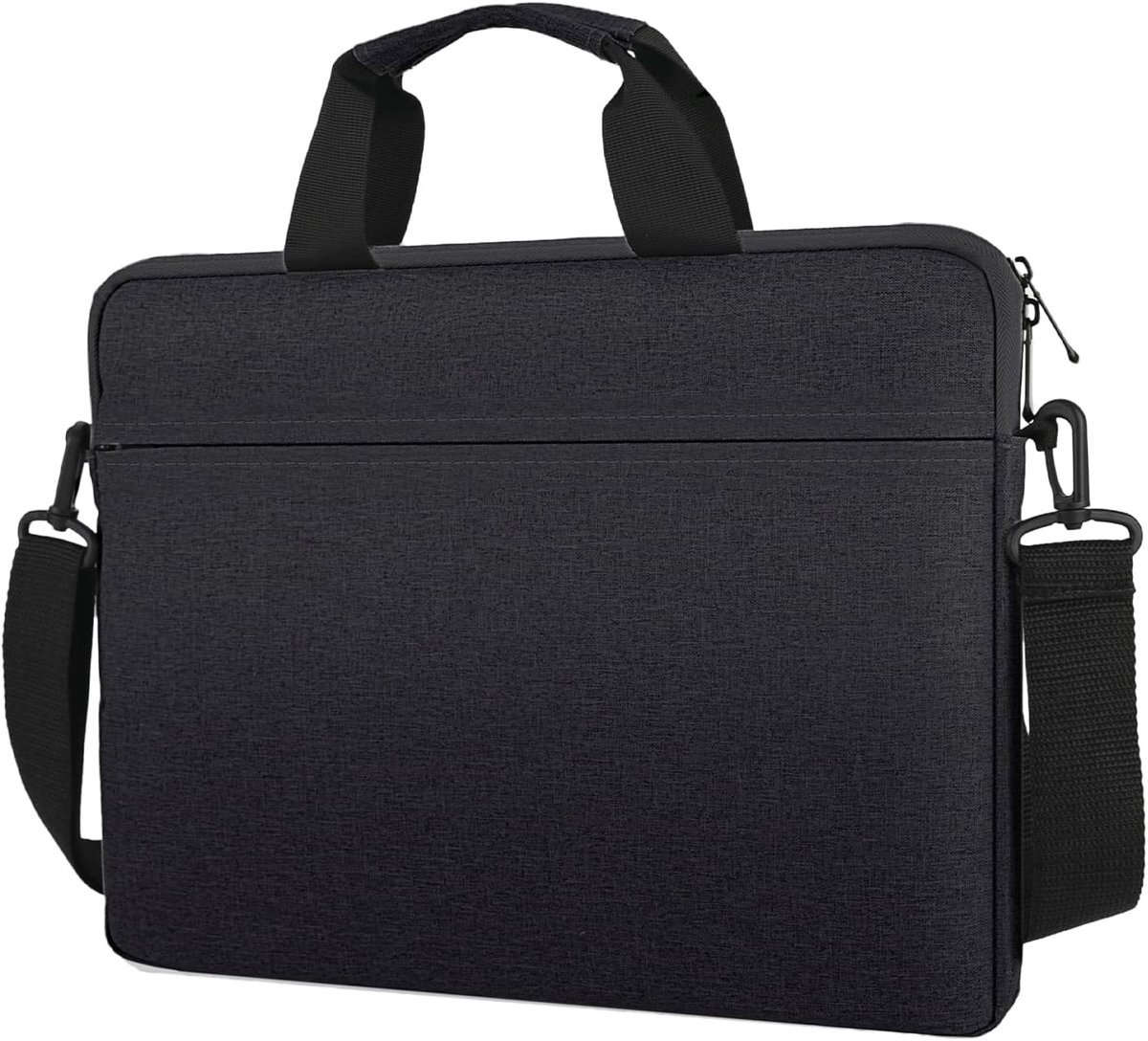 SnelShoppen - Laptop Sleeve 15 15.6 16 Inch Beschermhoes voor MacBook Air Pro M3 M2 M1 2023-2016, Waterdichte Gevoerde Sleeve, Zwart - Laptop Tas voor