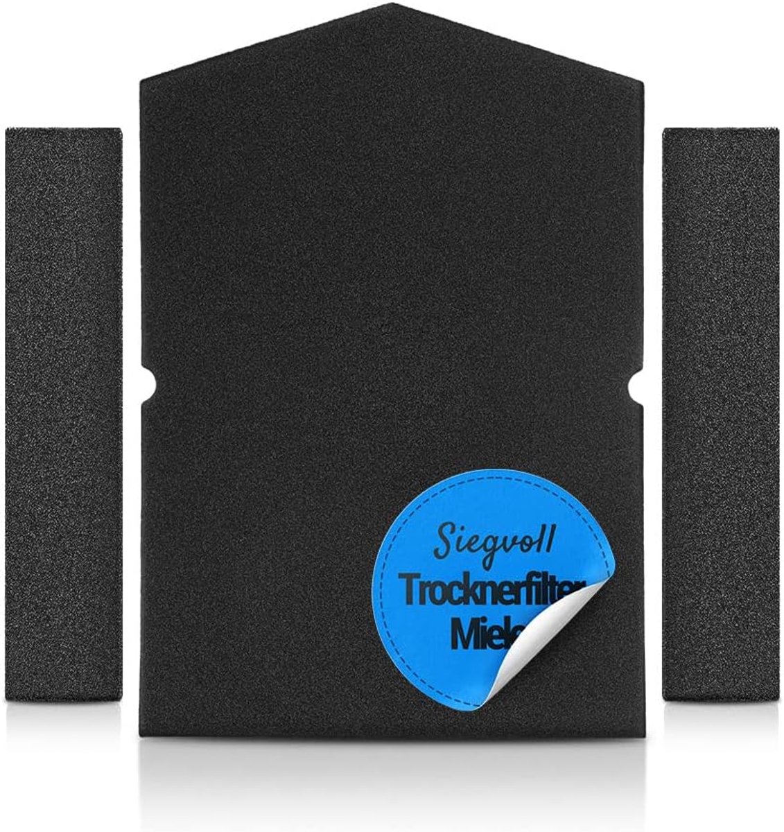 SnelShoppen - Dry Filter Vervangingsfilter voor Wasdroger - Geschikt voor Miele 6057930 + 9688381/9688380 - Foam Lintfilter - 282 x 196 x 4 mm en 225
