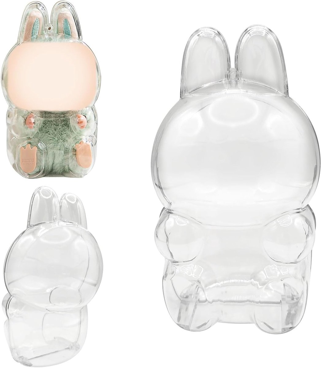 Duurzame Transparante Beschermhoes voor Speelgoed - Eenvoudige Installatie en Opberging voor Poppen in Zittende Houding