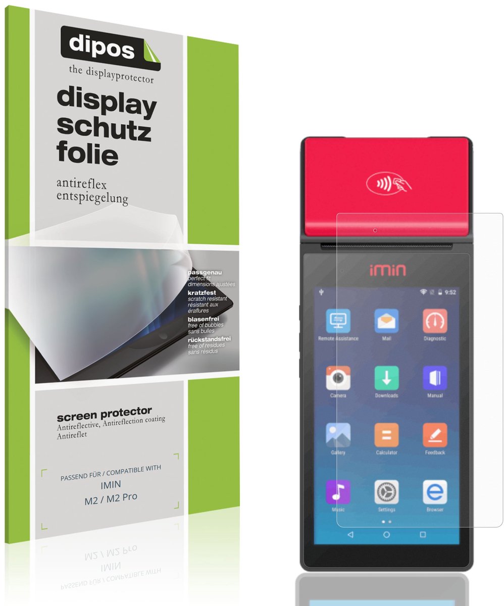 dipos – 4x Matte Beschermfolie geschikt voor IMIN M2 / M2 Pro | Krasbestendige & antireflecterende Screenprotector Ultra-Thin