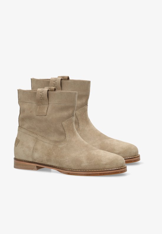Shabbies Festi Ankie Enkellaarsjes Dames - Taupe - Taille 40