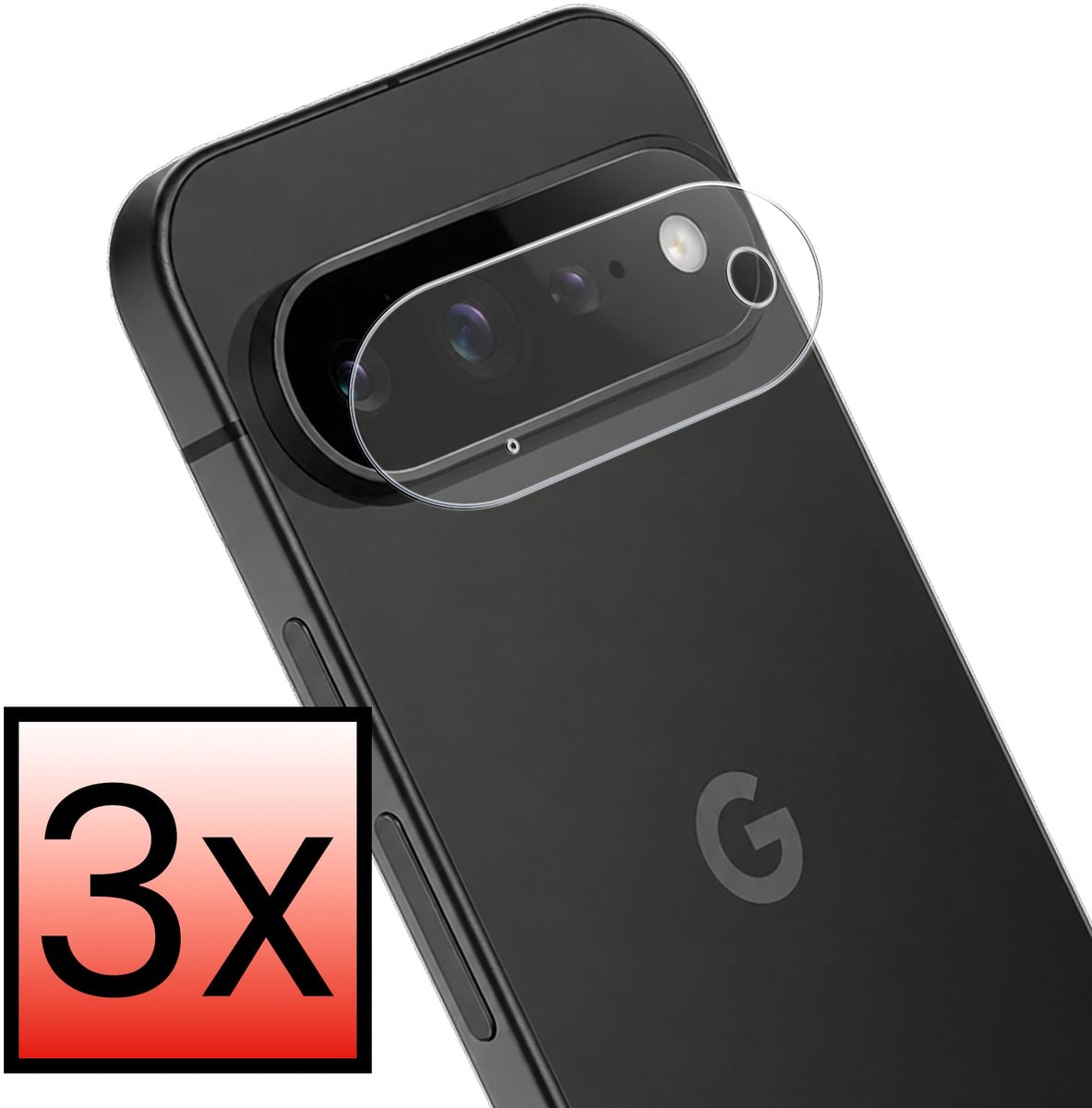 Camera Lens Protector - 3 Stuks - Geschikt voor Google Pixel 11 Pro XL - Camera Screenprotector - Beschermglas - Gehard Glas - Tempered Glass - Screen Protector