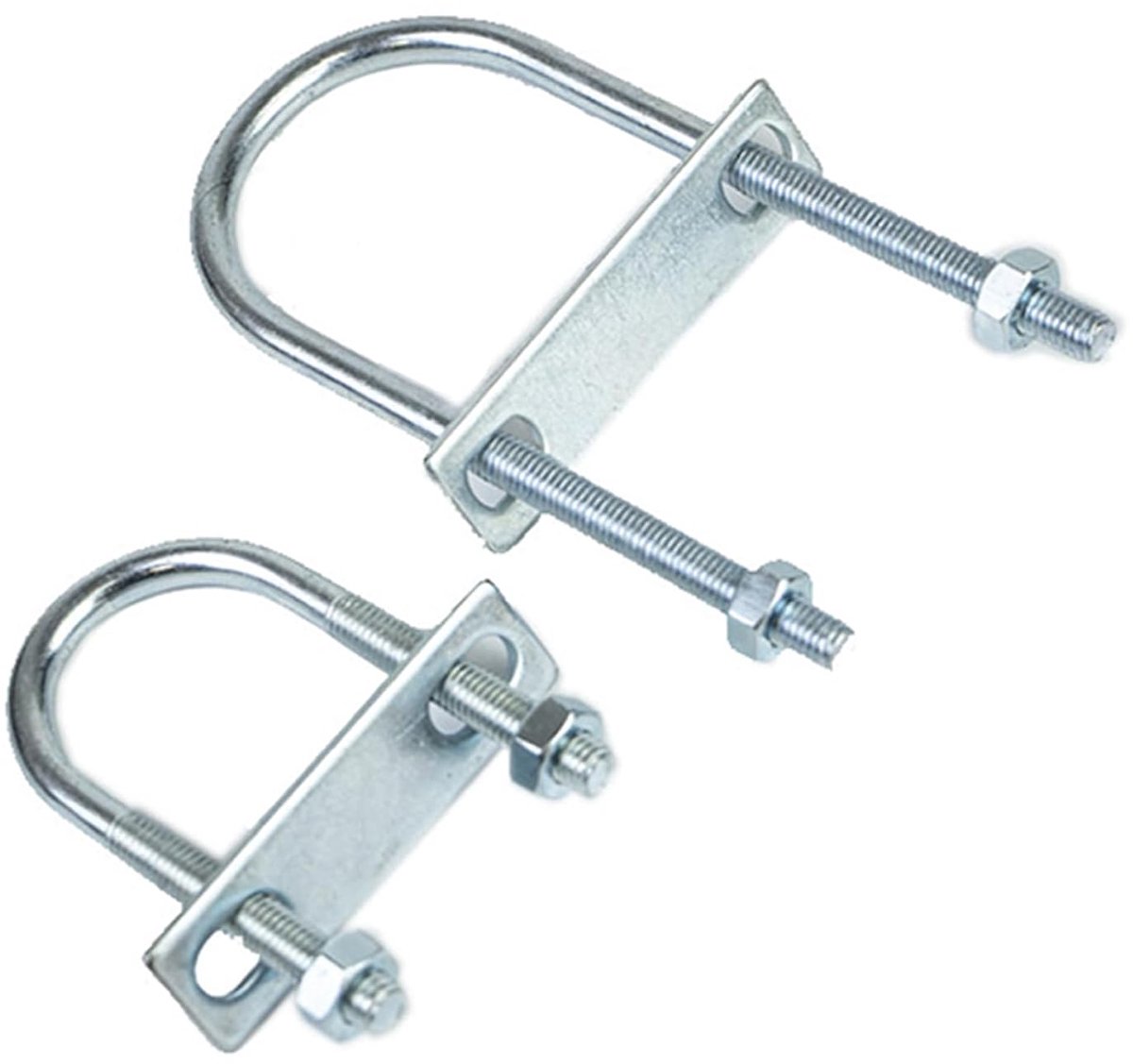Dubbelkop Schroefset - Bout en Moer - Bevestigen van Onderdelen - Roestbestendig Staal - M12 89x120mm - Zilver