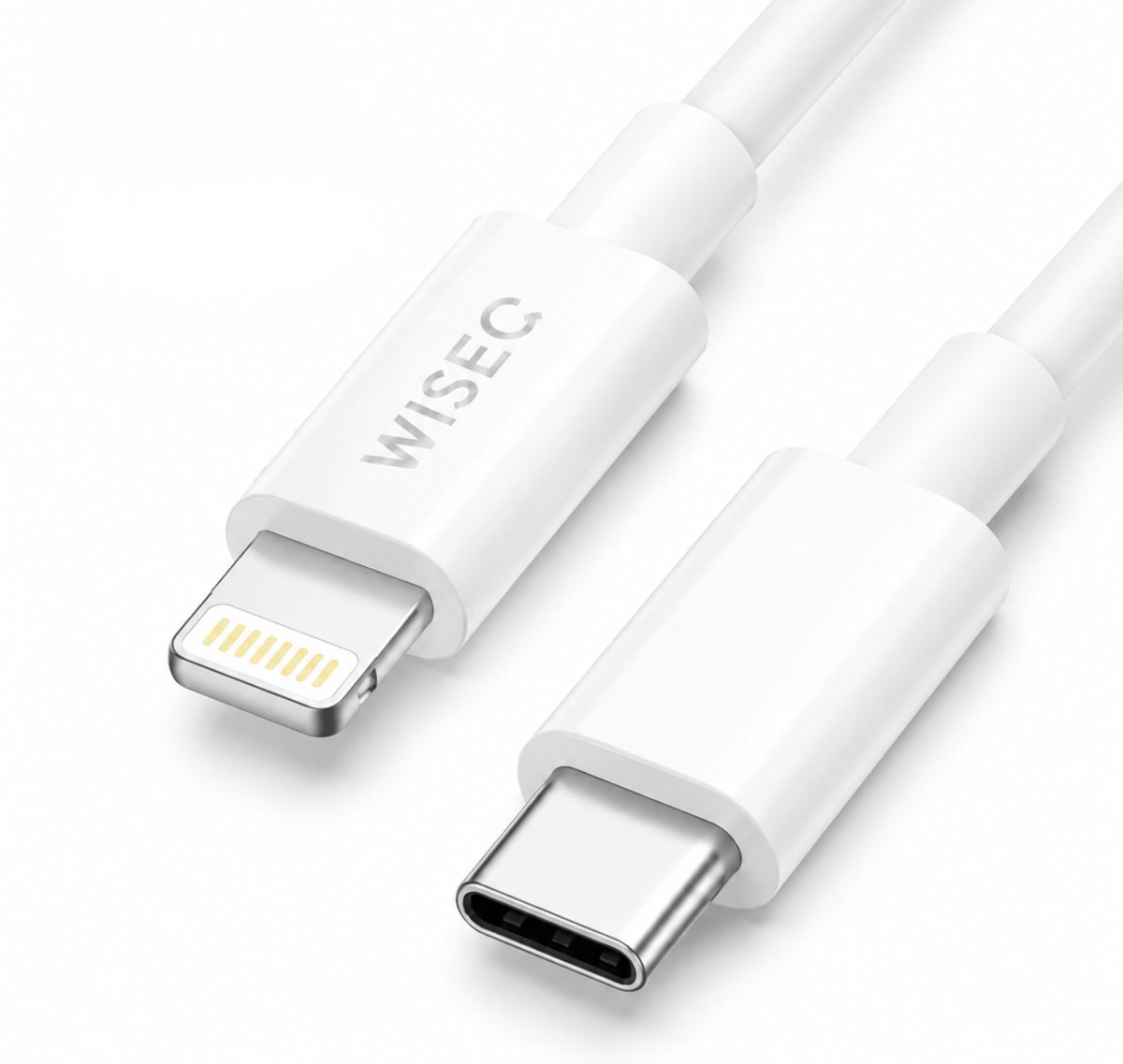 Bol.com USB C Lightning kabel 1 m - USB C oplaadkabel met 8-pin aansluiting - iPhone Lightning Fast Charging kabel - geschikt vo... aanbieding
