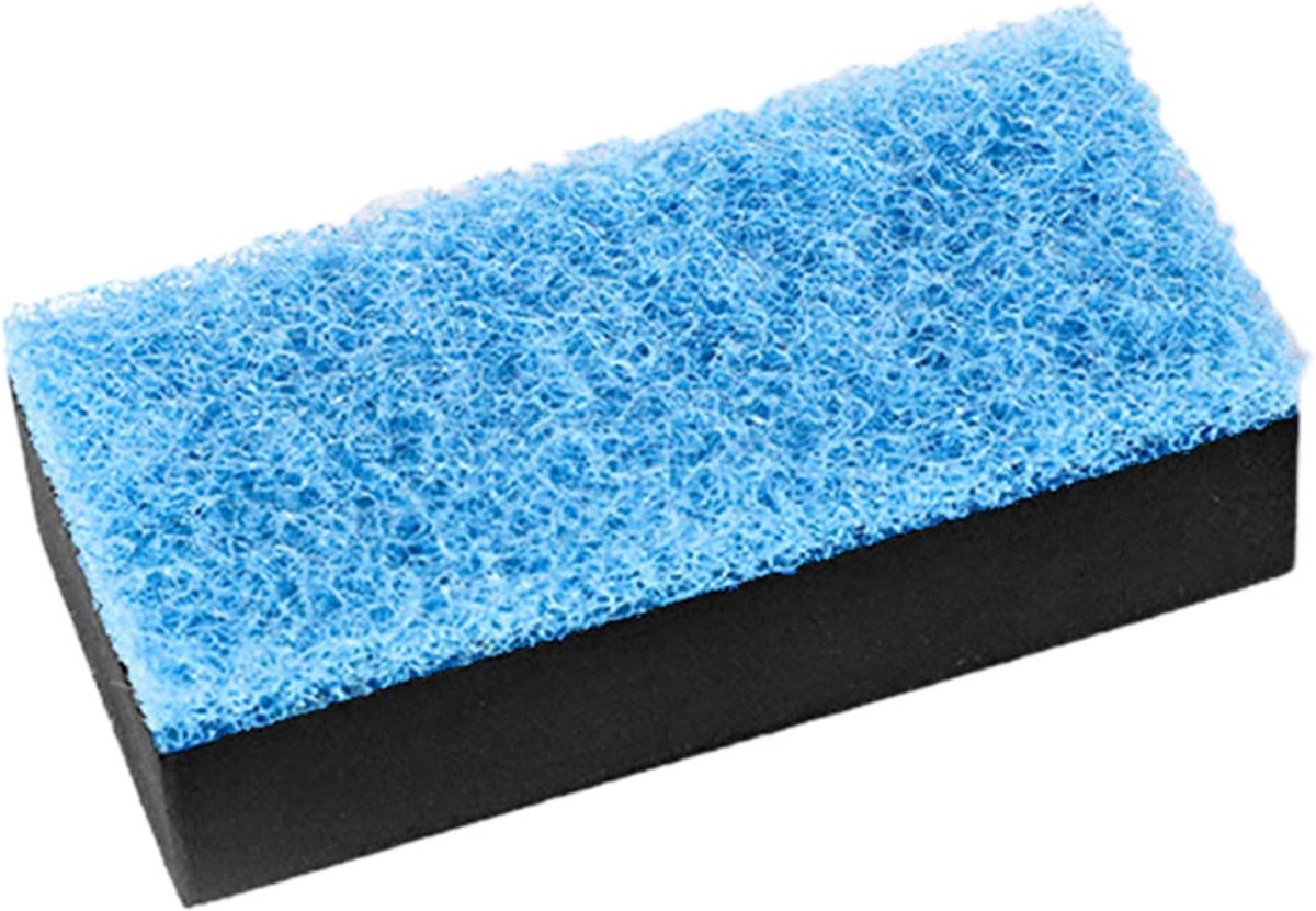 Raamreinigingspad - Vlekkenverwijderaar - Ruiten Schoonmaken - Streepvrije Resultaten - 1 Stuk - Blauw
