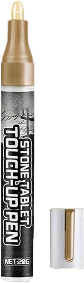 Kleurstiften - Reparatiestift - Grafsteen graveren - Waterdichte reparatie - 14 x 2 cm - Lichtblauw