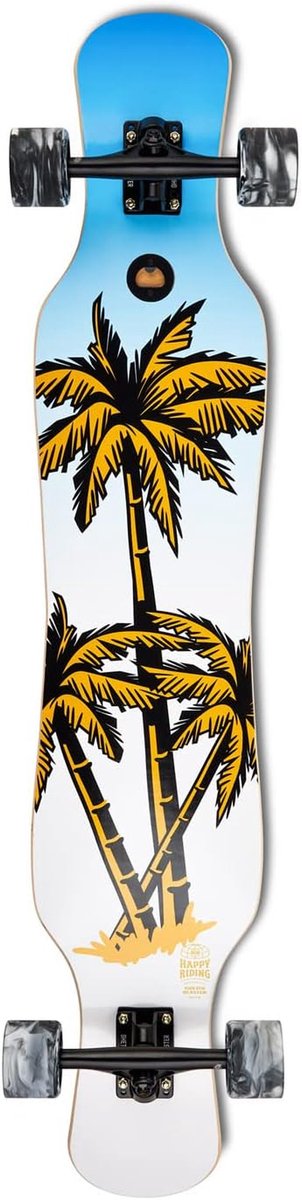 Longboard Skateboard All Terrain Board Stadsvervoer 7 Lagen Esdoorn Deck 81cm x 20cm