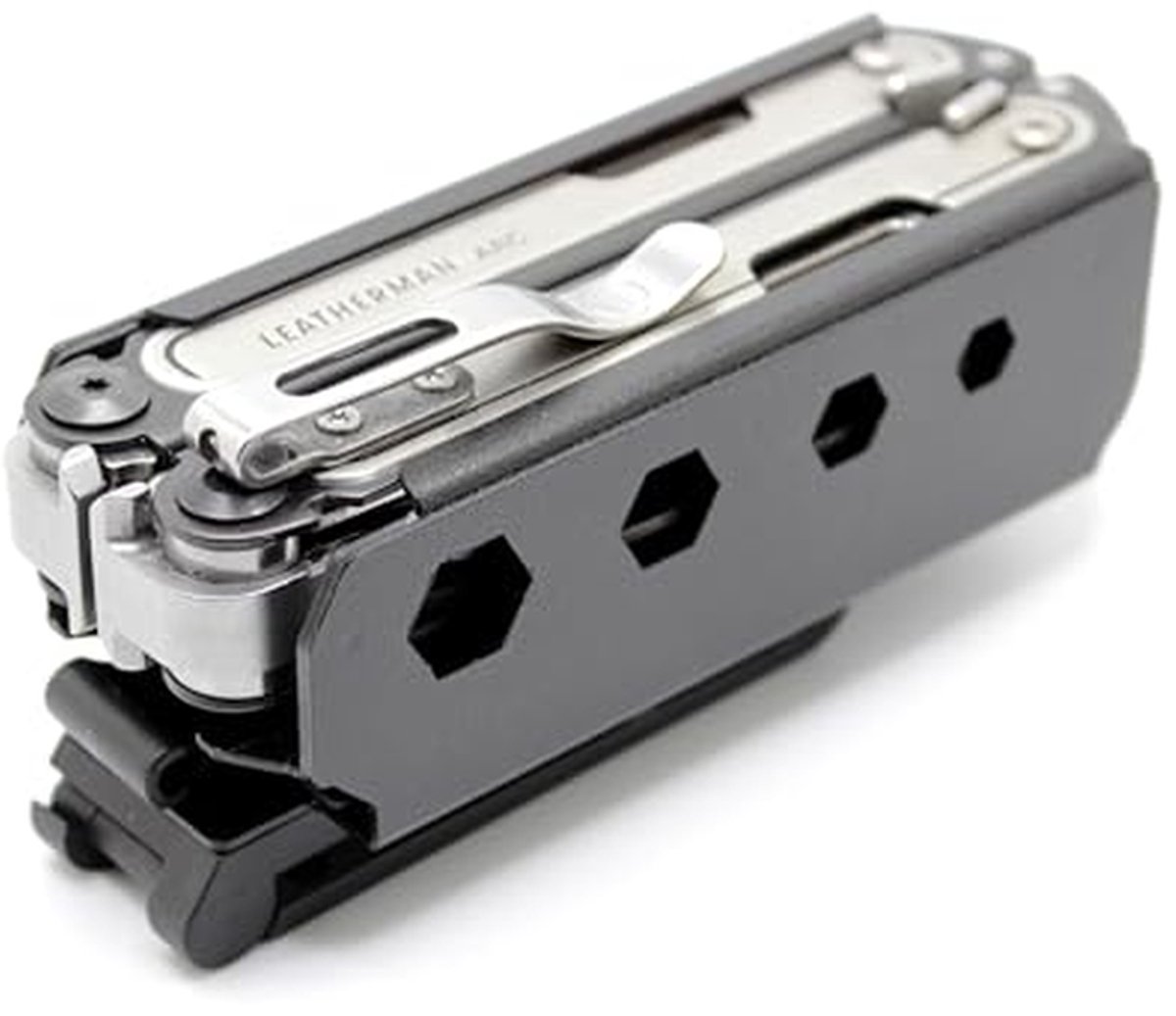 Multitool Schede - Draagbare Houder - Snelle Toegang - Verstelbare Riemclip - 10x4x3 cm - Zwart