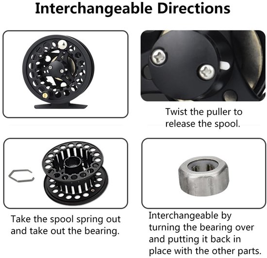 Dailygoods - Aluminium Vliegvissen Reel - Voor Rivier en Zee Vissen van Dailygoods — afbeelding 5