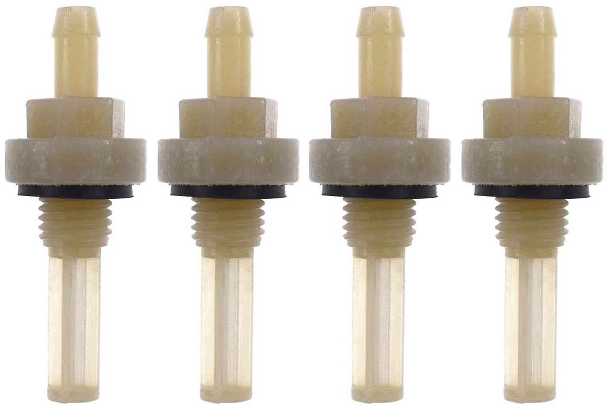 Dailygoods- Brandstoftankfilter 4-pack - Vervangingsfilter - Compatibel met Honda GX160/GX200/GX240/GX270/GX340/GX390 - Aftermarket - Betrouwbaar pakket - Brandstoffilter