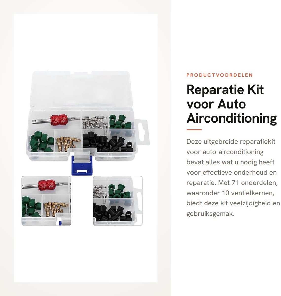 Dailygoods- Ventielkernen Set - 50 Stuks Ventielkernen - 10 Stuks Kleppen - A/C Oplaadslang Pakkingen - Slijtvast en Corrosiebestendig - Assortiment Gereedschap - Airconditioningkit