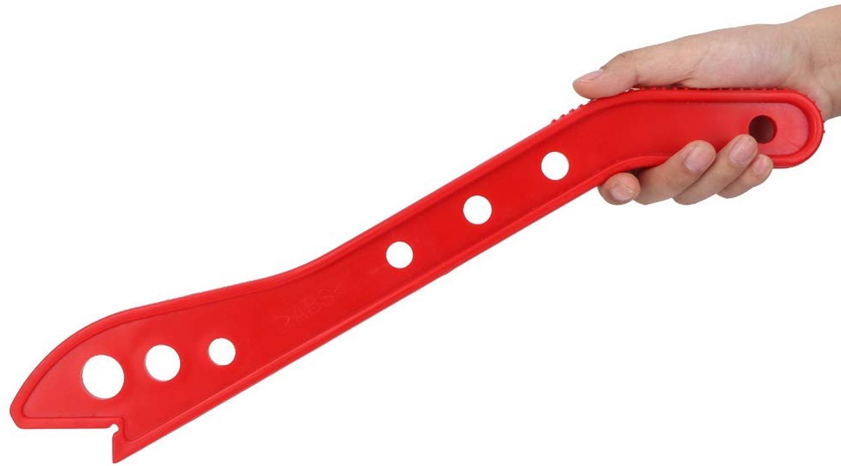 Dailygoods- Push Stick Stevige ABS Constructie - Duurzaam - Ergonomisch Handvat - Veiligheidsduwstok - Houtgeleider - Rood voor Zagen - Duwstok
