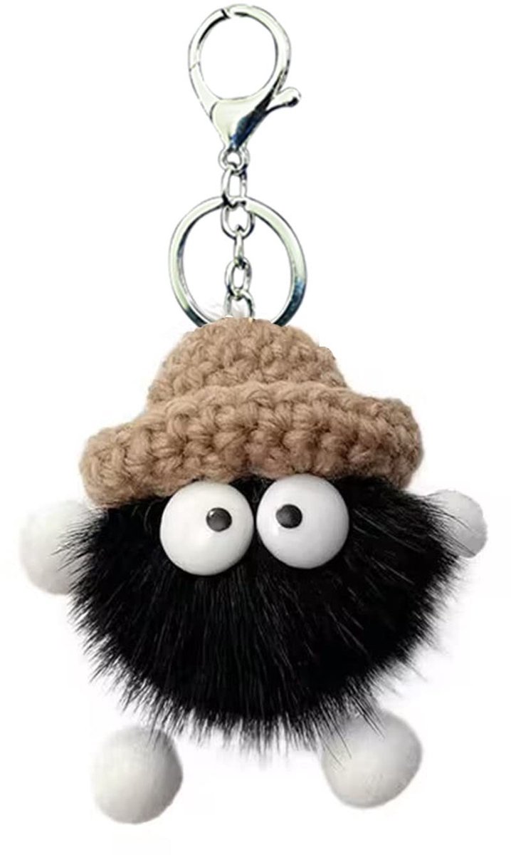 Dailygoods - Sleutelhanger met Karabijnhaak - Zachte Pluche Decoratie