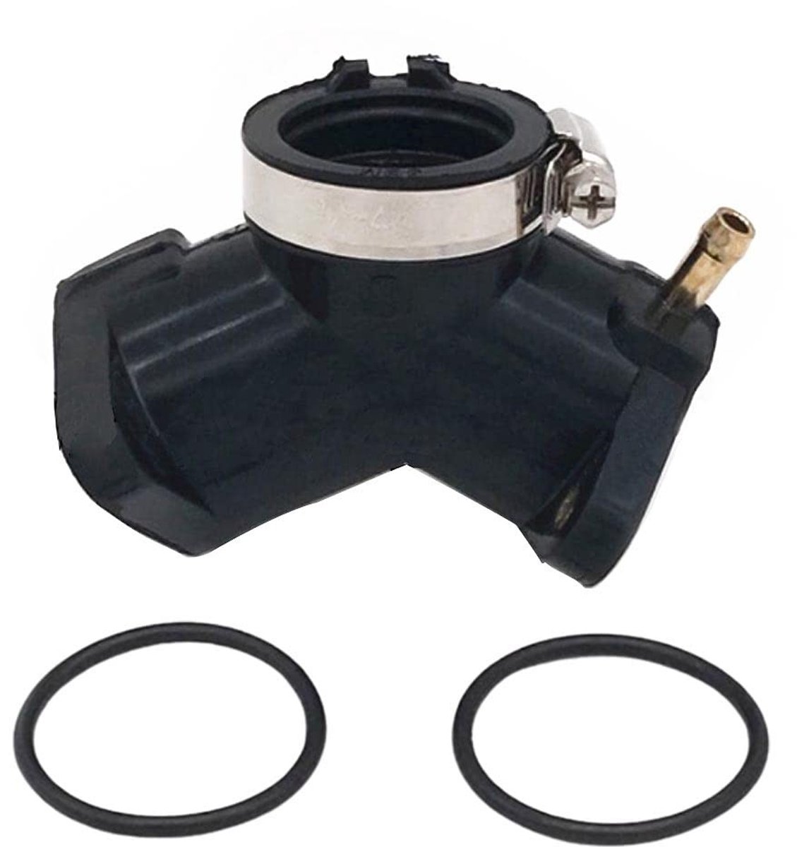 Dailygoods- Inlaatspruitstuk Nieuw - Carburateur - Montage voor Ya-ma-ha - Geschikt voor Virago XV250 - Onderdeelnummer 2UJ-13586-00-00 - Perfecte verbinding met motor