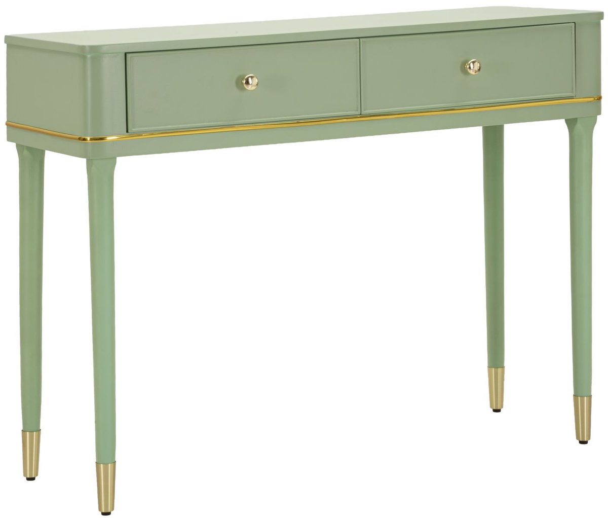 Mauro Ferretti Consoletafel Camille Console Green 101×37×78 cm Groen
