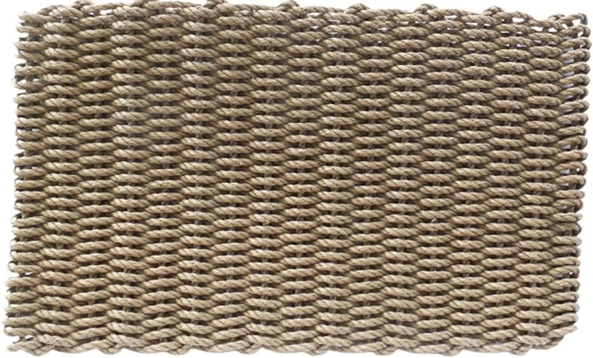 Buitendeurmat - Voordeurmat - Vuil Vangen - Handgeweven Kreeftentouw - 45 x 76 cm - Bruin
