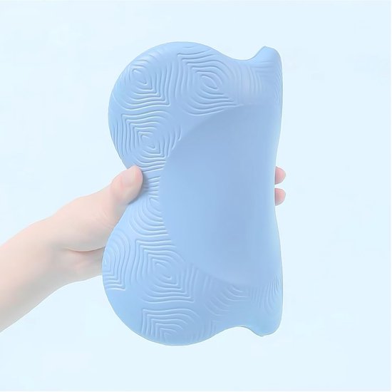Dailygoods - 2 stuks yogamat-knieschoners met 1 paar yogasokjes, yoga-knieschoners, antislip TPE-yogamat, verdikte yoga-knieschoners, onafhankelijke knieschoner-yogamat (blauw) van Dailygoods — afbeelding 5