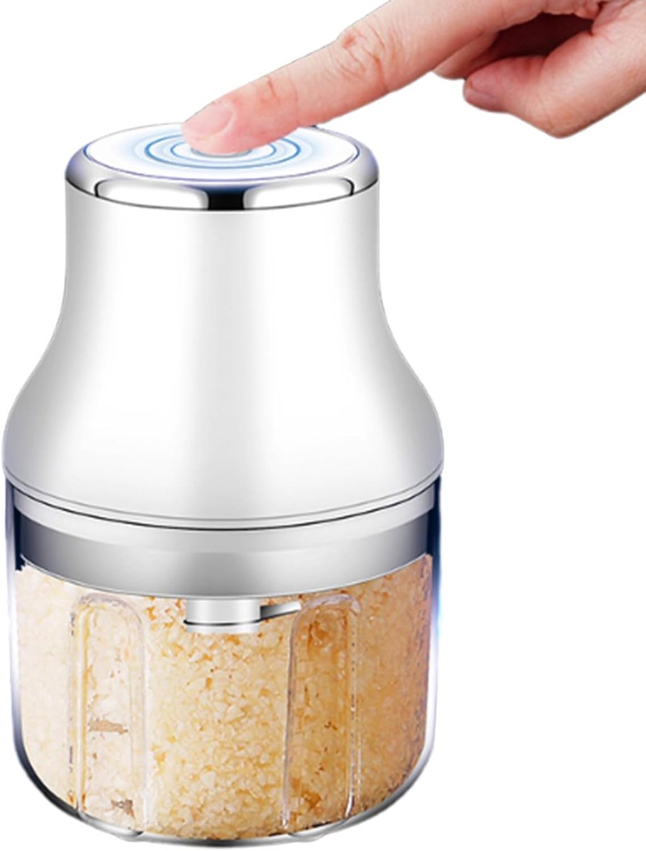 Voedselhakker - Keukenmachine - Maaltijdvoorbereiding - Oplaadbaar Draadloos - 250ml - Zwart