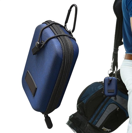 Hardcase Golf Afstandsmeter Tas Met Magnetische Sluiting 5.4x3.9x2.0 Inch Beschermende Binnenvoering Riemlus Geschikt Voor Jachtverrekijkers Dikke Draagtas Voor Veilige Opslag van Merkloos — afbeelding 5