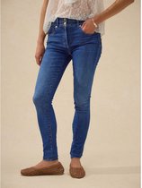 Next - Dames - Liftende en vormgevende petite skinny jeans - Petite - Blauw