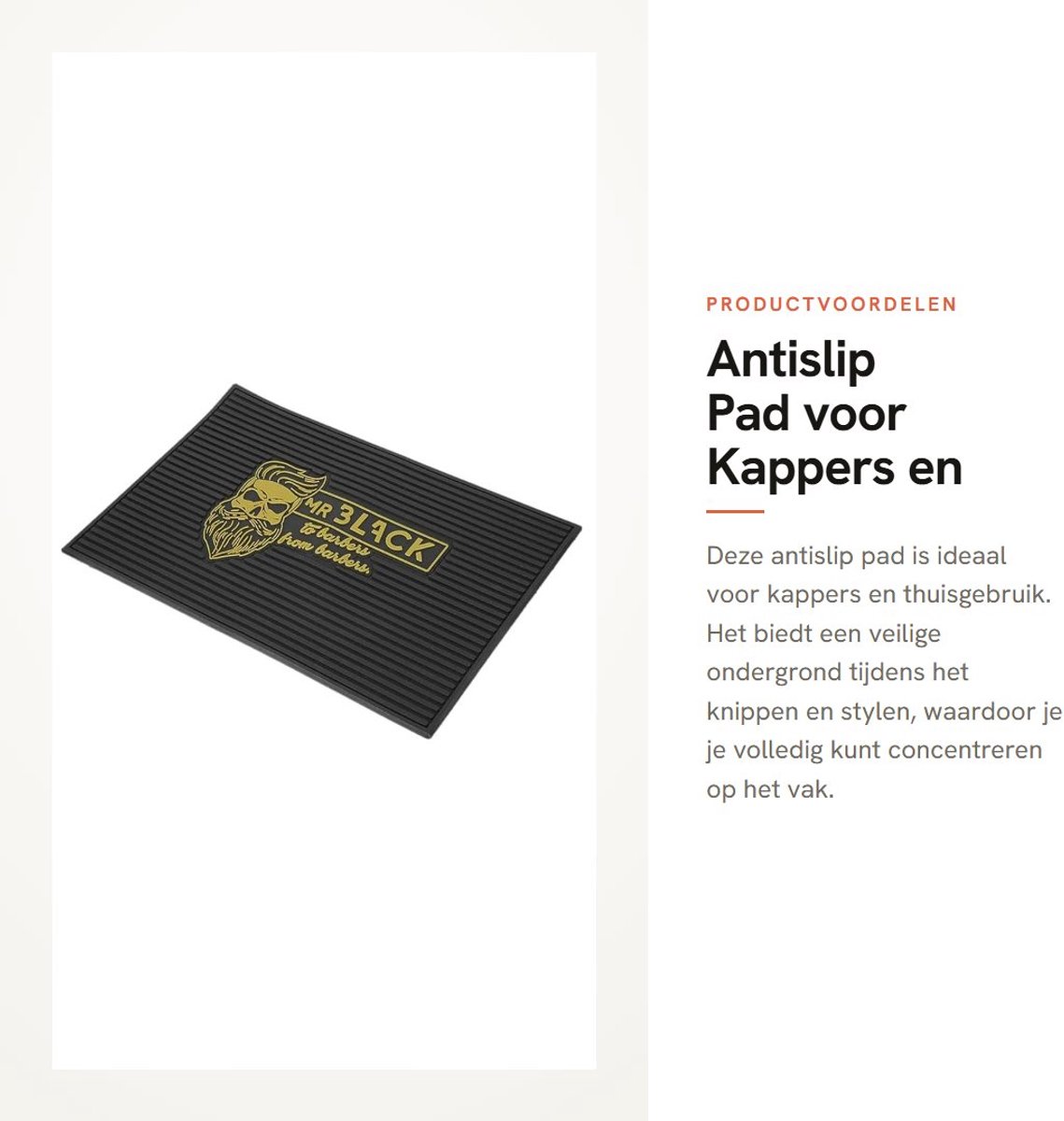 Dailygoods- Antislip Mat - Antislipmat Douche - Antislipmat Bad - Kappersmantel - Antislip Matrasonderlegger - Schokbestendig Materiaal - Kappersmat