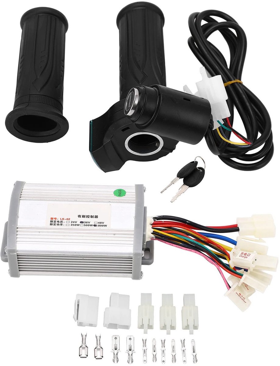 Dailygoods - Fietsmotorcontroller Kit 36V 800W voor Doe-Het-Zelf Projecten