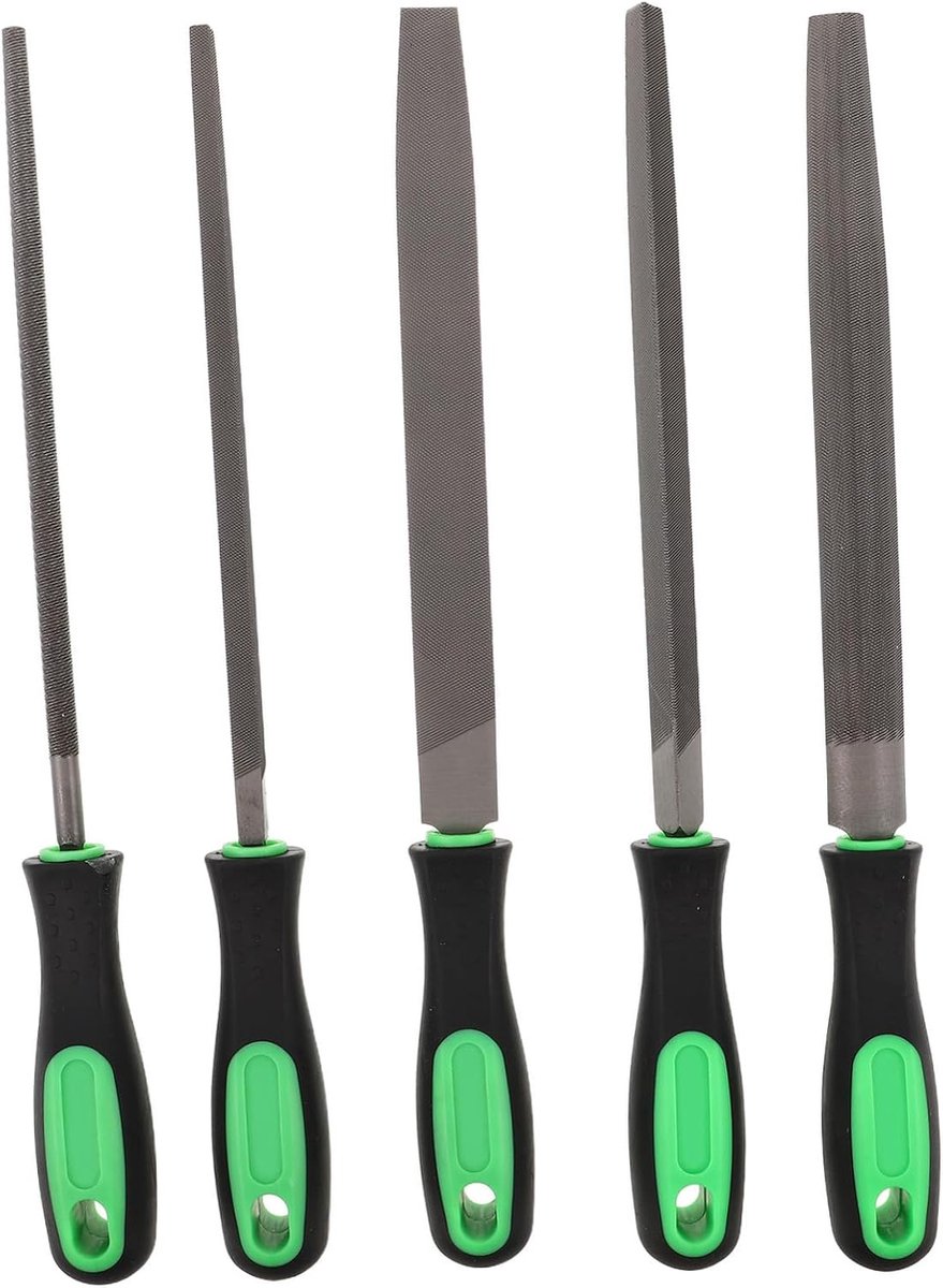 Houtvijlen Set - Houtbewerking Gereedschap - Precisie Houtsnijwerk - Handgemaakte Scherpe Randen - 31 cm Lengte - Multi